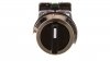 Przełącznik 3 położeniowy pokrętło 30mm czarny 2Z bez samopowrotu W0-NEF30-TPC 2X S